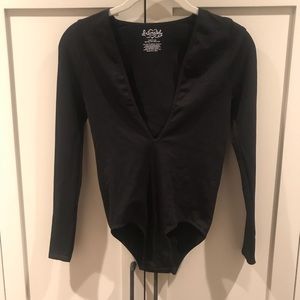 free people plunge neck line